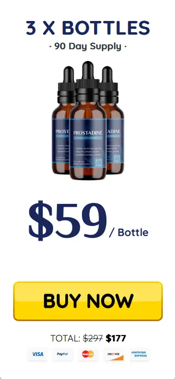 prostadine checkou1 3 bottles